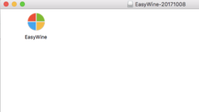EasyWineをMacに入れたイメージ